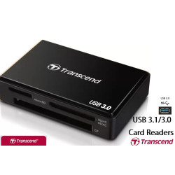 Transcend Lecteur Multi-cartes Transcend USB 3.0 RDF8