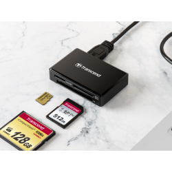 Transcend Lecteur Multi-cartes Transcend USB 3.0 RDF8