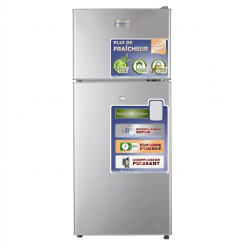 Réfrigérateur – 125 L (81 L + 44 L) – Avec clé – Silver –