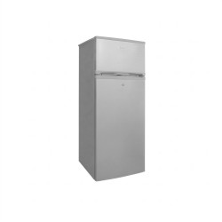 Frigo - 138lt (94lt+44lt) - silver - avec clé - économie
