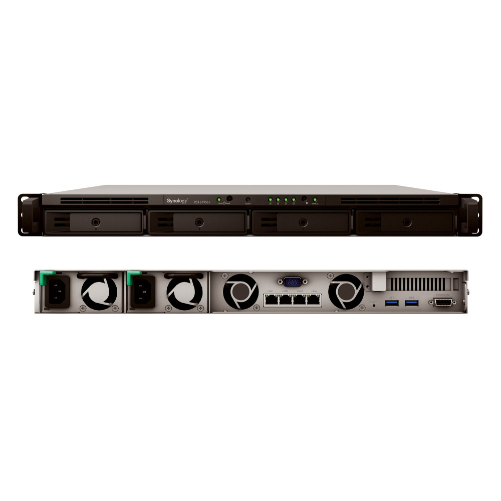 Serveur NAS 4 baies – Rack 1U Synology RackStation