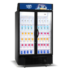 Refroidisseur vertical avec deux Portes - 1000LT - Nasco -