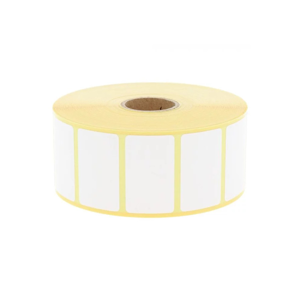 Rouleau d'étiquette transfert thermique autocollante 38 x 25 mm