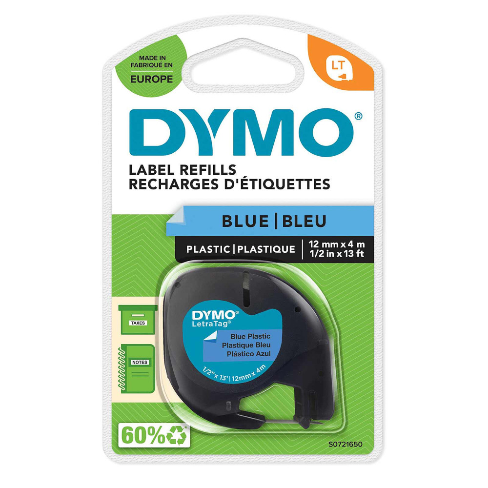 Dymo ruban 24mm x 7m - Noir/bleu S0721650