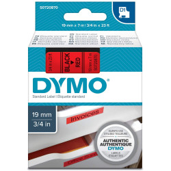Dymo ruban 19mm x 7m - Noir/rouge S0720870