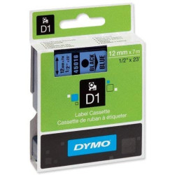 Dymo ruban 1000/12mm - Noir/bleu DI4501