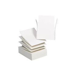 Papier Listing blanc 2 exemplaires 240x11 - carton de 1000