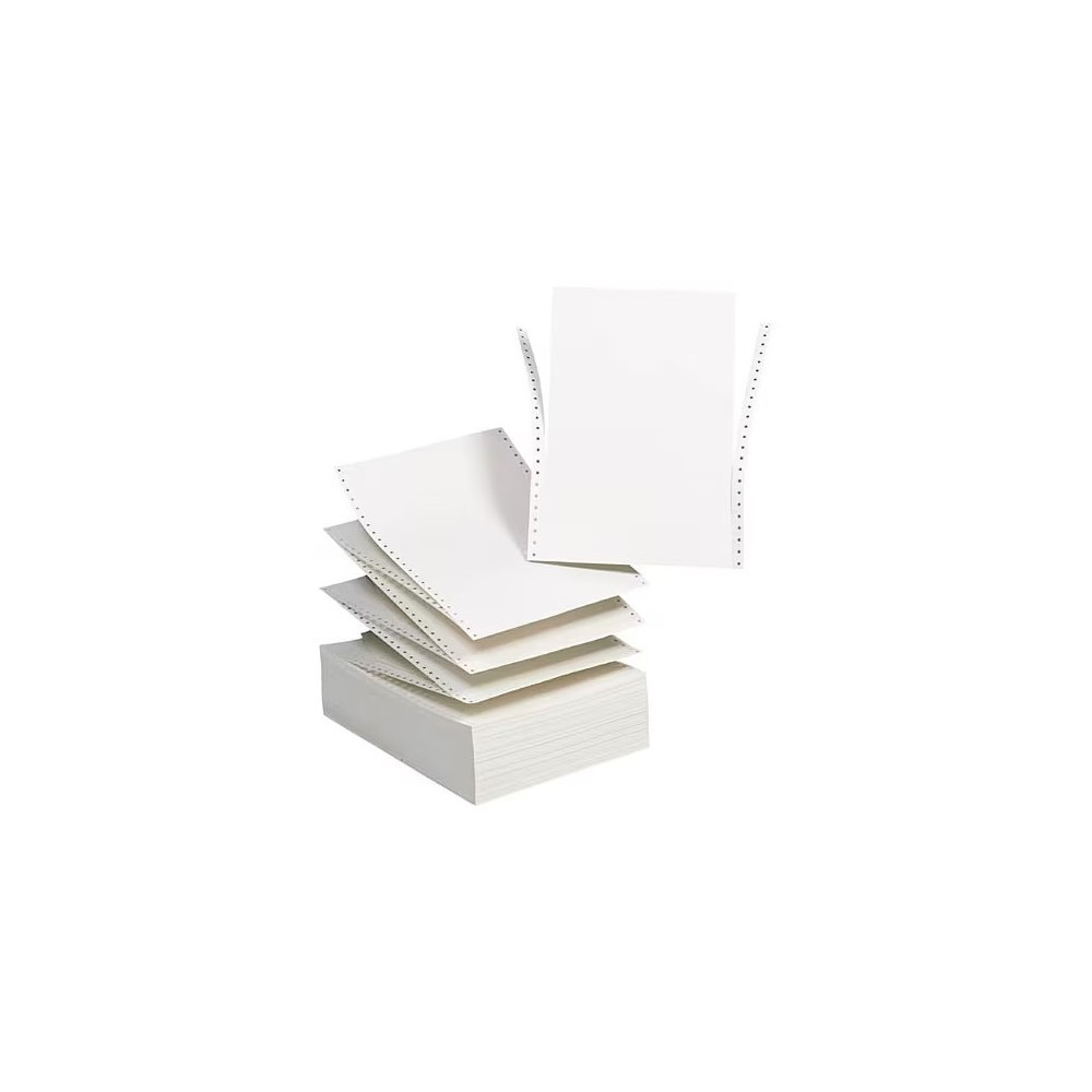 Papier Listing blanc 3 exemplaires 240x11 - carton de 1000