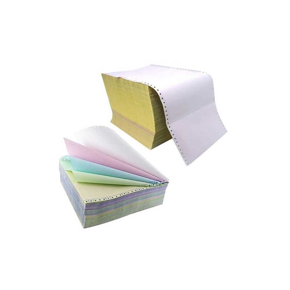Papier Listing blanc 4 exemplaires 240x12 - carton de 2500