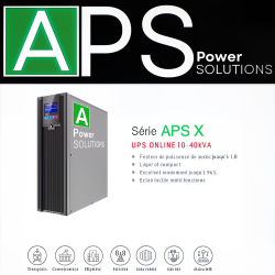 Onduleur 20 KVA - 20000 VA - Triphasé APS X20