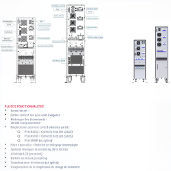 Onduleur 10 KVA - 10000 VA - Triphasé APS X10