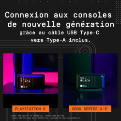 Disque dur externe SSD 1 To WD_Black D30 1 to Game Drive