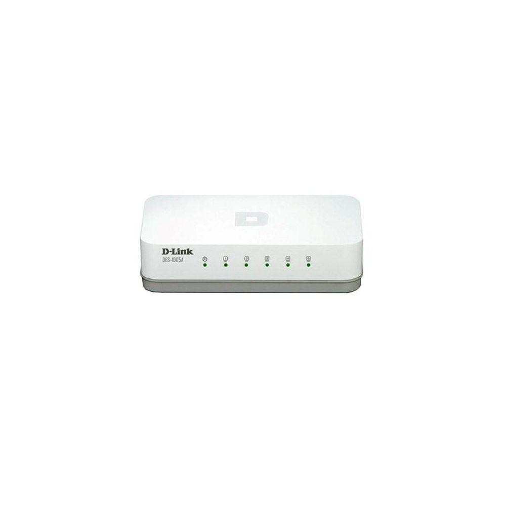 Switch D-Link D-Link – 5 Ports 10/100mbps Ethernet – Blanc