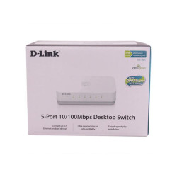 Switch D-Link D-Link – 5 Ports 10/100mbps Ethernet – Blanc