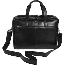 Sacoche ordinateur double exactive cuir