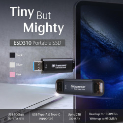 Disque dur externe SSD Transcend 512 GIGA