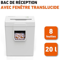 Destructeur de Documents IDEAL Professionnel 20L-8250
