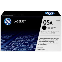 Cartouches de toner HP 05A Pack de 2 (CE505D) Noir