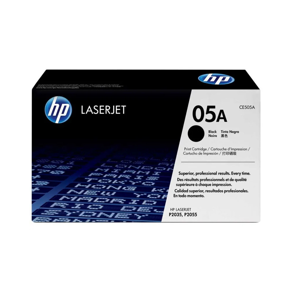 Cartouches de toner HP 05A Pack de 2 (CE505D) Noir
