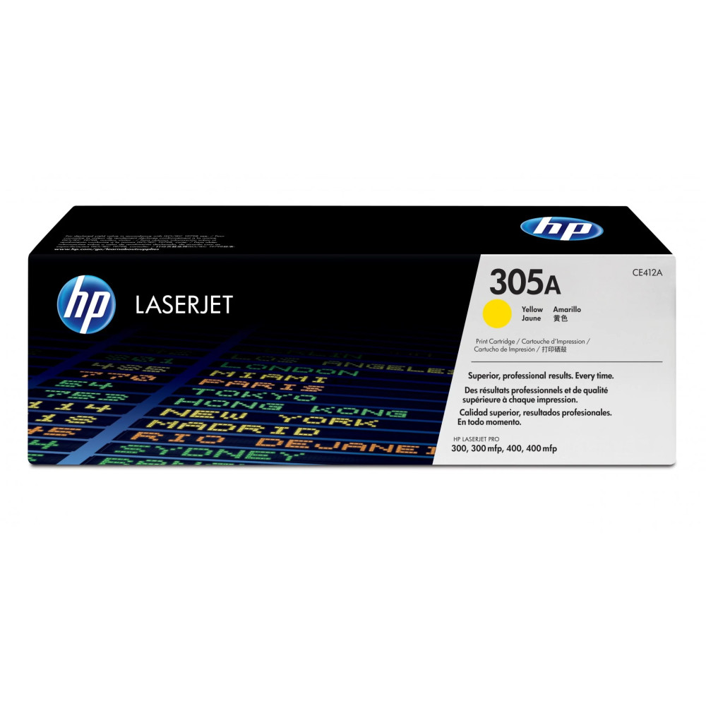 Cartouche de Toner HP (CE412A) Jaune