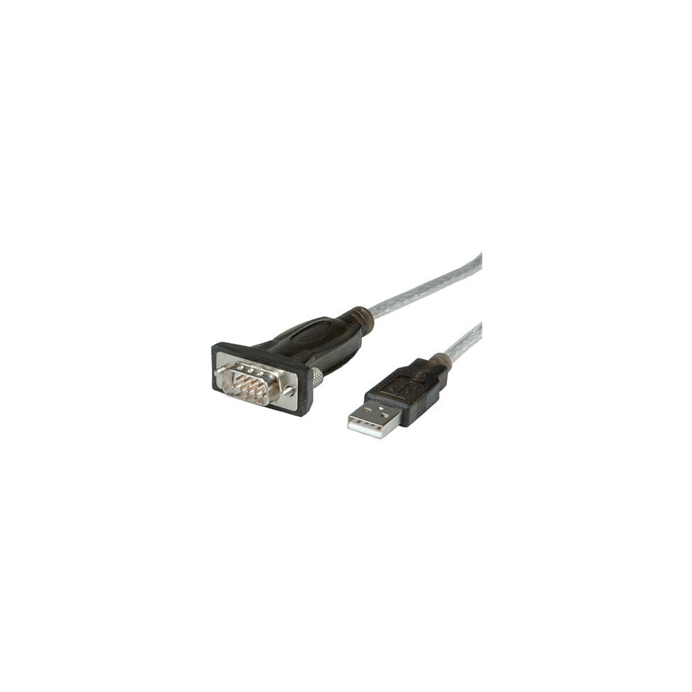 Câble convertisseur USB 2.0, A mâle / DB9 mâle (RS-232)