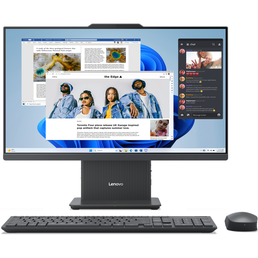 Ordinateur de Bureau Tout en Un Lenovo Think Centre 24irh9 Core