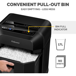 Destructeur de documents Fellowes AutoMax 90M 17L
