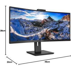 Ecran Pc Philips 34 Pouces Incurvé, Gaming Display HDMI 346P1CRH