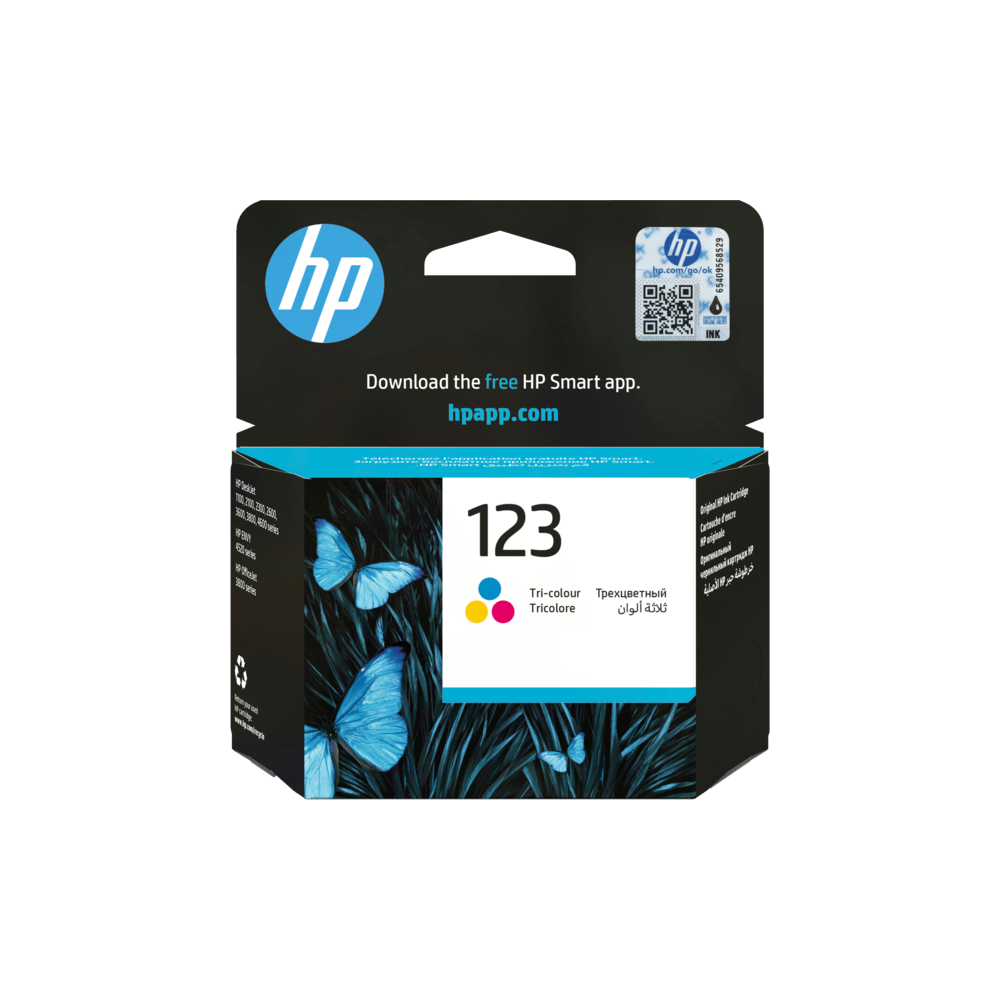 Cartouches D'encre HP 123 Couleur (F6V16AE)