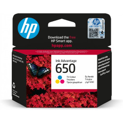 Cartouches D'encre HP 650 couleur (CZ102AE)