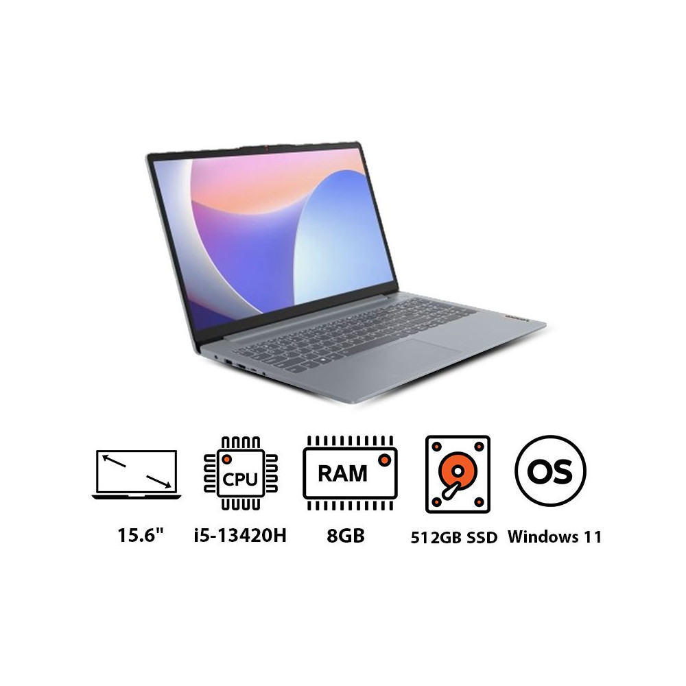 Ordinateur portable Lenovo IdeaPad Slim 3 15IRH8 15,6 pouces –
