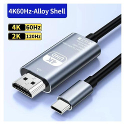 Câble Adaptateur USB TYPE-C Vers HDMI 4K 60Hz