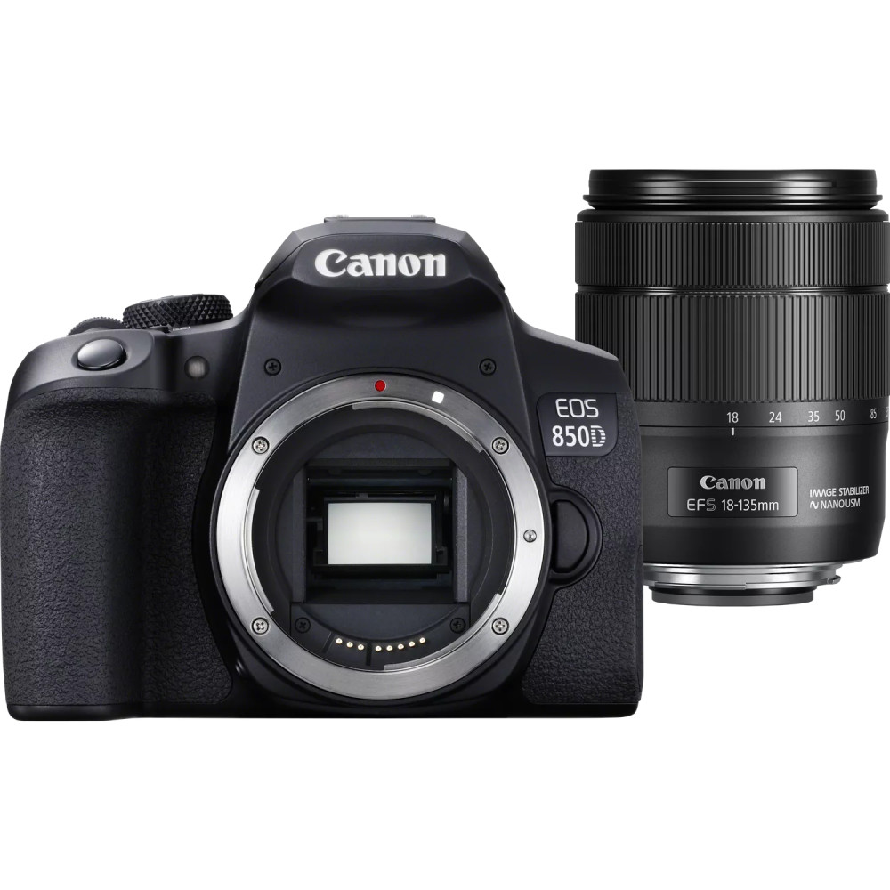 Appareil Photo Reflex Canon EOS 850D + Objectif Canon 18-135mm