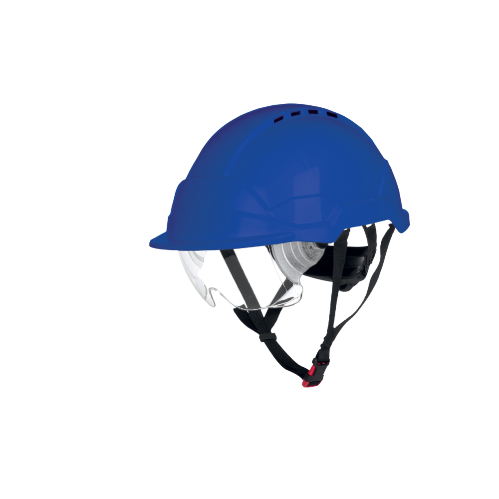 Casque de Sécurité Phoenix Wind + Crémaillère + Lunette Intégré