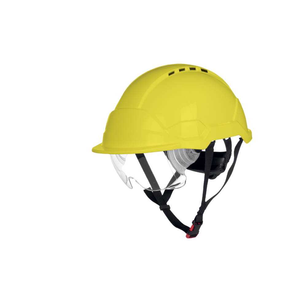 Casque de Sécurité Phoenix Wind + Crémaillère + Lunette Intégré
