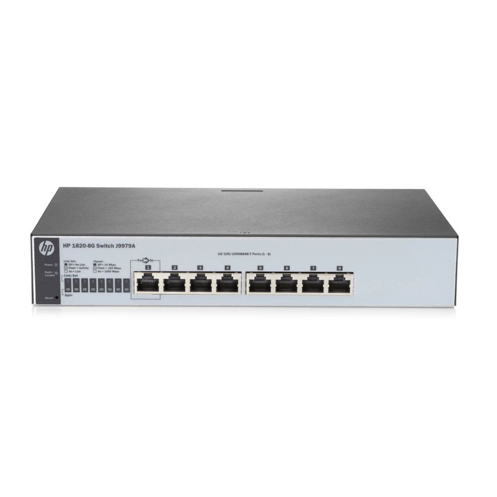 HPE Aruba 1820-8G (10/100/1000) J9979A - Switch Aruba 8 ports