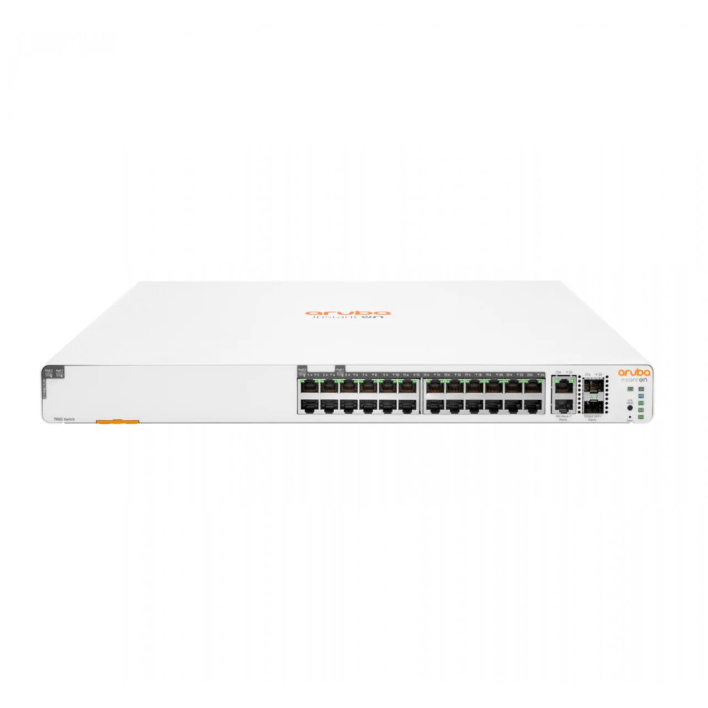 HPE Aruba Instant On 1960 Smart 24G 2XT 2XF PoE+ 370W JL807A -