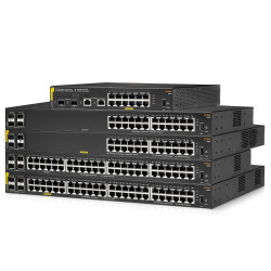 HPE Networking 6100 24G Class4 PoE 4SFP+ 370W JL677A - Switch