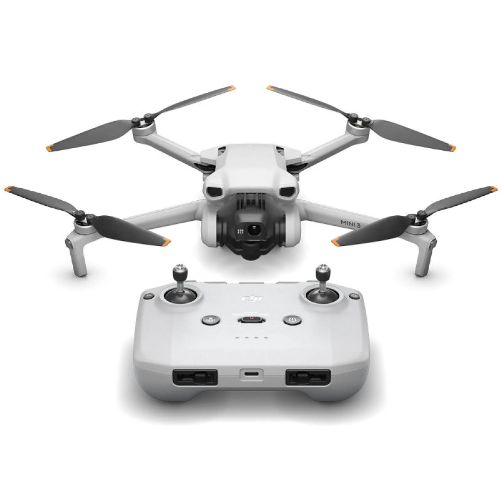 Drone DJI Mini 3 et radiocommande DJI RC-N1