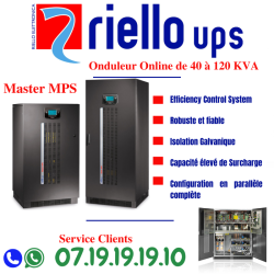 Onduleur Riello 120 kVA Master MPT 120 Triphasé - MPT120 KVA-ADM