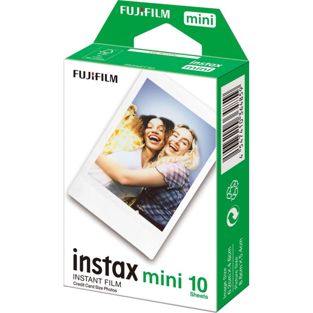 Pack de 10 Feuilles Pour les appareils Fujifilm Mini – Blanc Pack de 10 Feuilles Pour les appareils Fujifilm Mini – Blanc