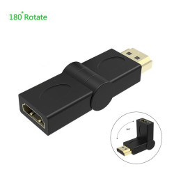 Adaptateur HDMI Mâle / Femelle Flexible – Noir
