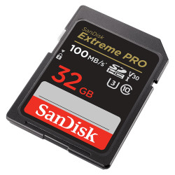 Carte Mémoire SDHC Sandisk Extreme Pro 32 Go jusqu'à 100 Mo/s