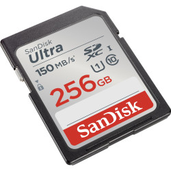 Carte mémoire SDXC SanDisk Ultra 256Go, jusqu'à 150 Mo/s