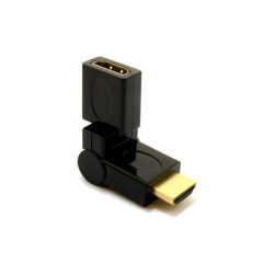 Adaptateur HDMI Mâle / Femelle Flexible – Noir