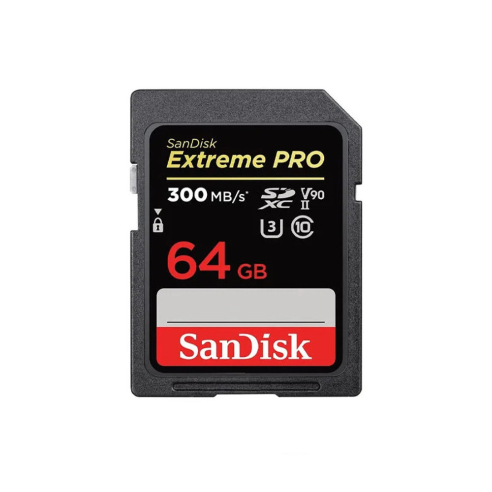 Carte mémoire SDXC SanDisk Extreme PRO 64 Go jusqu'à 300 Mo /