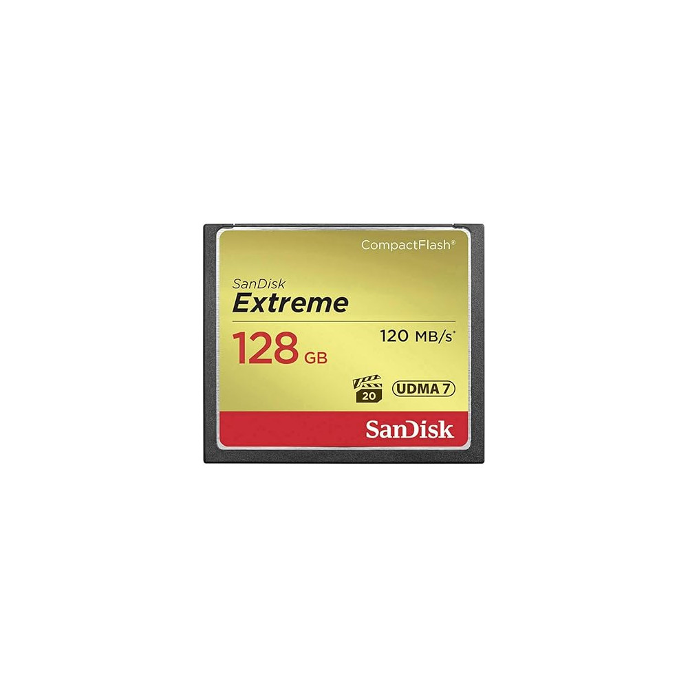 Carte Mémoire CF CompactFlash SanDisk Extreme 128 Go UDMA7