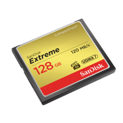 Carte Mémoire CF CompactFlash SanDisk Extreme 128 Go UDMA7