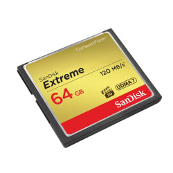 Carte Mémoire CF CompactFlash SanDisk Extreme 64 Go UDMA7 avec
