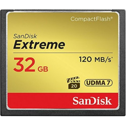 Carte Mémoire CF CompactFlash SanDisk Extreme 32 Go UDMA7 120